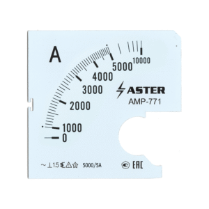 Шкала к амперметру AMP-771 5000/5 А
